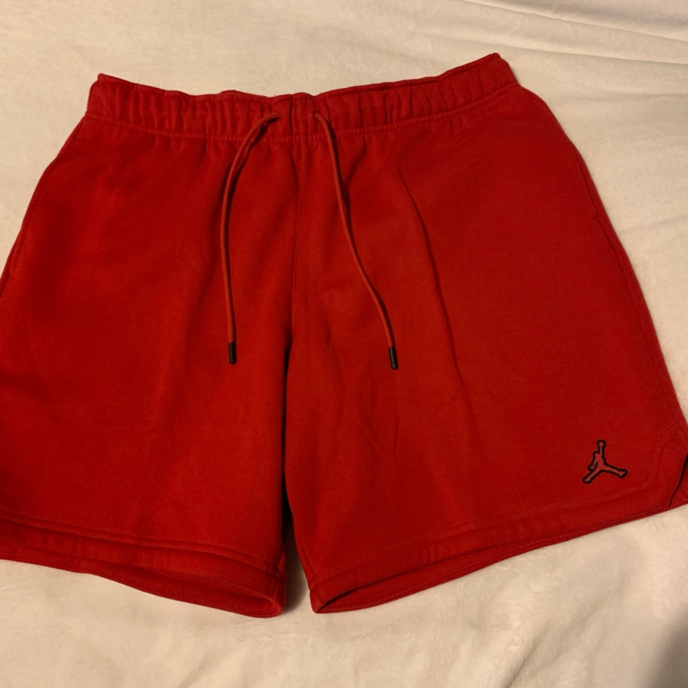 Nike Jordan Fleece Shorts Mens xL Red